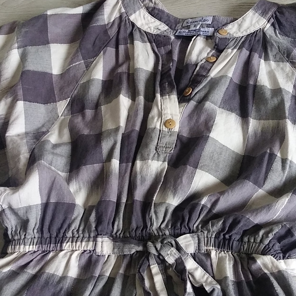 Steven Alan Authentic bleeding plaid‎ shirt dress - Picture 14 of 15